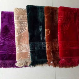 壓花印花熱銷防滑加厚祈禱毯 丹娜針織穆斯林用品的優(yōu)質(zhì)選擇